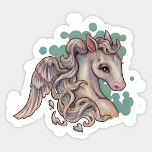 Mini Winged Horse (like a Pegasus cousin or something) Sticker